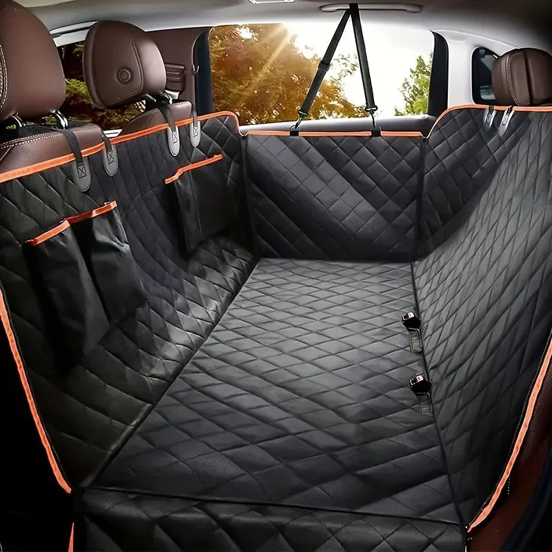Transform Your Car with the Ultimate Waterproof and Scratch-Resistant Dog Hammock Seat Cover!