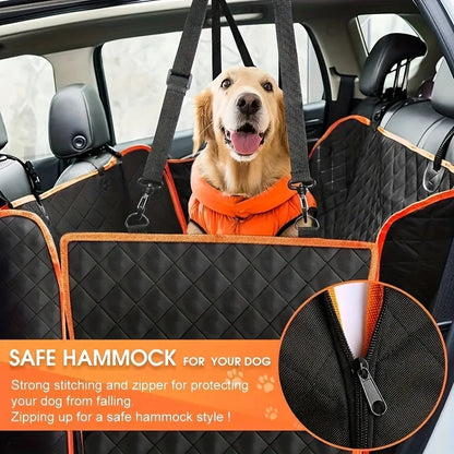 Transform Your Car with the Ultimate Waterproof and Scratch-Resistant Dog Hammock Seat Cover!