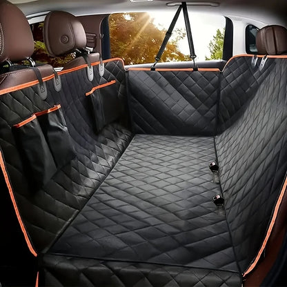 Transform Your Car with the Ultimate Waterproof and Scratch-Resistant Dog Hammock Seat Cover!